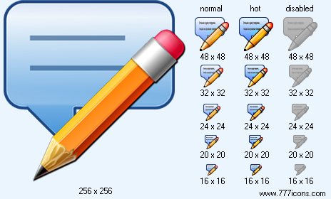 Edit Comment V3 Icon Images