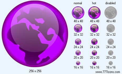 Globe V5 Icon Images