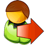 Logout V7 icon