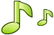 Music note v2 icon