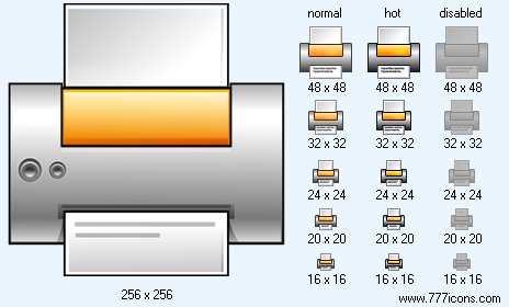 Print V3 Icon Images