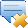 Remove Comment V2 icon
