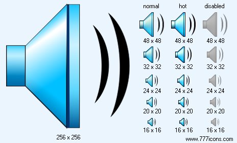 Sound Volume V1 Icon Images