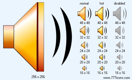 Sound Volume V3 Icon Images