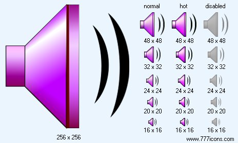Sound Volume V5 Icon Images