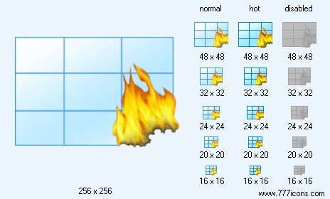 Burn Table Icon Images