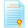 Certificate Document icon
