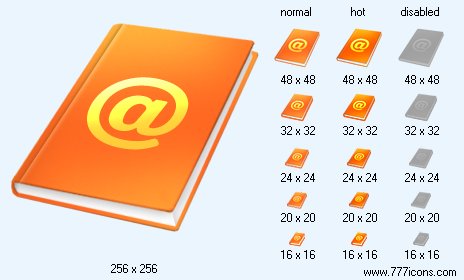 E-Mail Book Icon Images