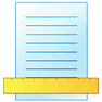 Horizontal Page Ruler icon