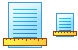 Horizontal page ruler