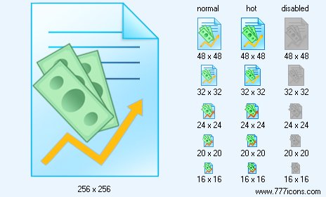 Income Report Icon Images