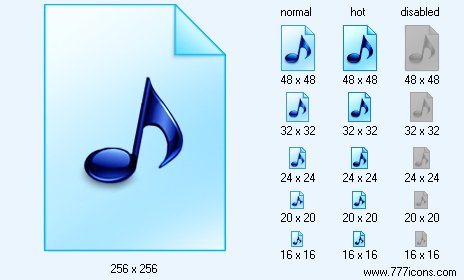 Midi File Icon Images