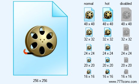 Multimedia File Icon Images