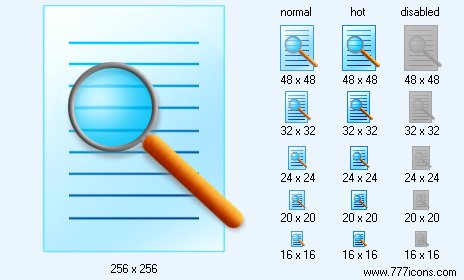 Search Text Icon Images
