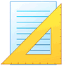 Set Square Page Ruler icon