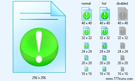 Warning Report Icon Images