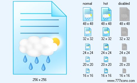 Weather Report V2 Icon Images