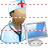 Computer doctor icon