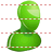 Green user icon