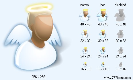 Angel with Shadow Icon Images