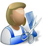 Barber with Shadow icon