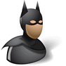 Batman with Shadow icon