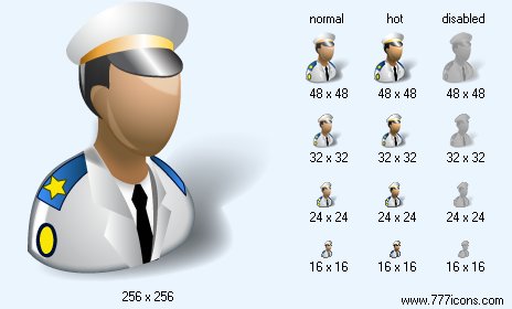 Captain with Shadow Icon Images