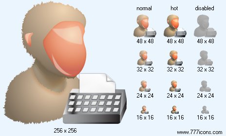 Clever Monkey Icon Images