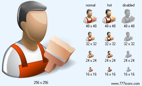 Decorator with Shadow Icon Images