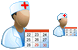 Doctor appointment icons