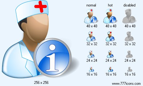 Doctor Info with Shadow Icon Images