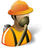 Fireman with Shadow icon