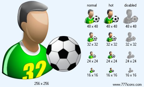 Footballer Icon Images