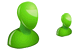 Green user ico