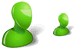 Green user SH icons