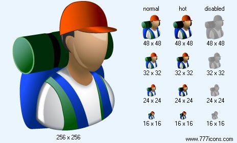 Hiker Icon Images