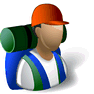 Hiker with Shadow icon