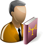 Lawyer with Shadow icon