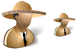 Mexican salesman SH icons