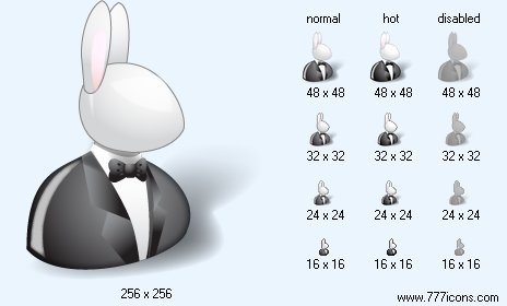 Playboy with Shadow Icon Images