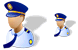 Police officer SH icons