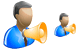 Publicity agent icons