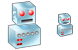 Robot icons