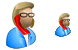 Secretary icons