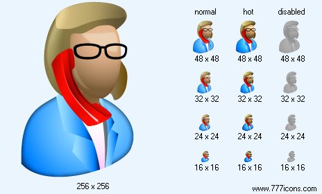 Secretary Icon Images
