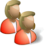 Women with Shadow icon