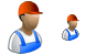 Worker icons