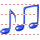 Music notes icon