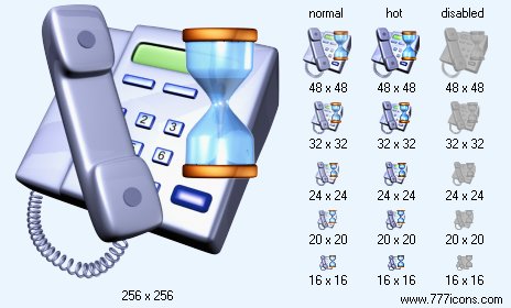 Call Waiting Icon Images
