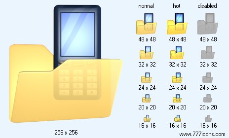 Mobile Folder Icon Images